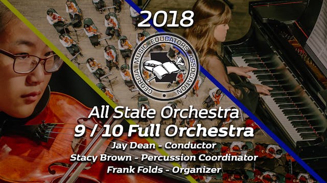 2018 All State 9/10 Full Orchestra: Jay Dean