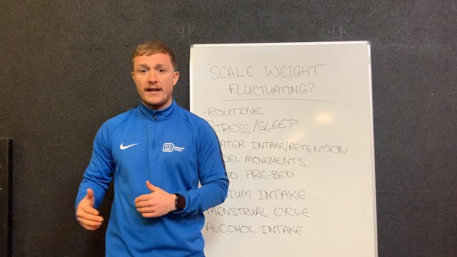 Scale Weight Fluctuating 