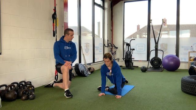 Pigeon Rotations - Tight Hips & Back 
