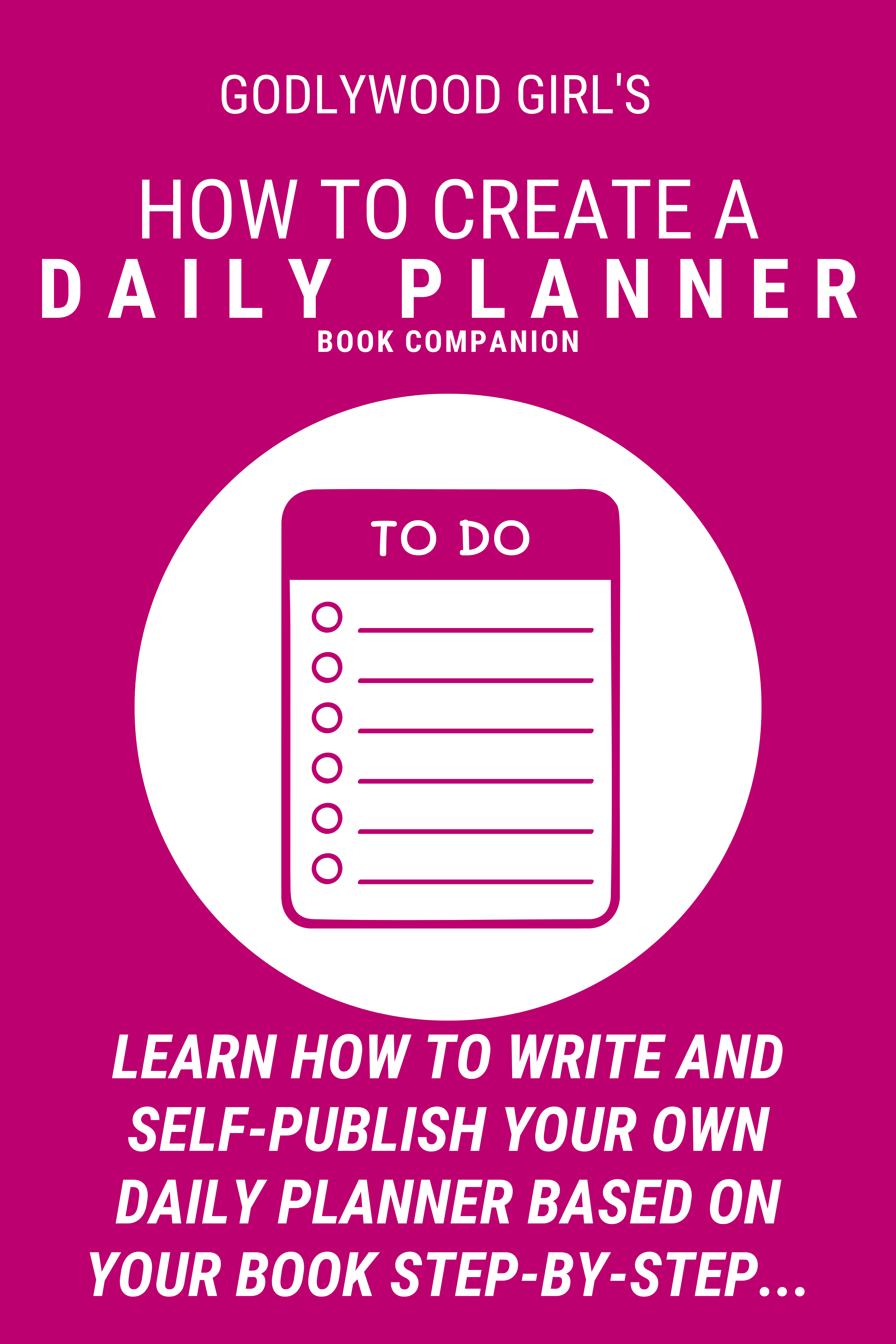 How To Create A Daily Planner For Your Book (Using Print On Demand)