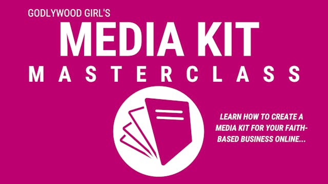 How To Create A Media Kit (Masterclas...
