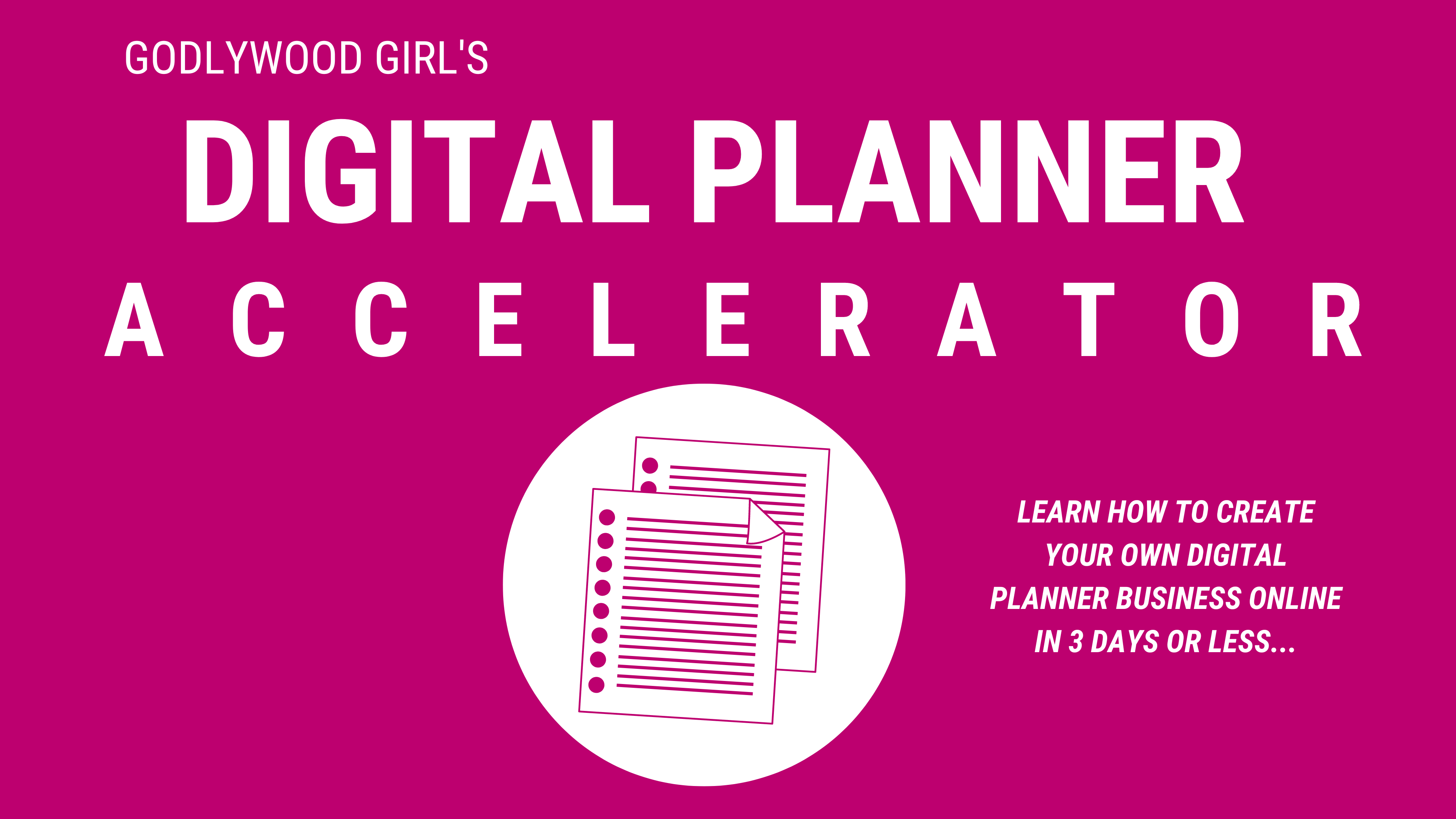 Digital Planner Accelerator 1.0