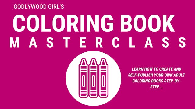 How To Create & Self-Publish Coloring...