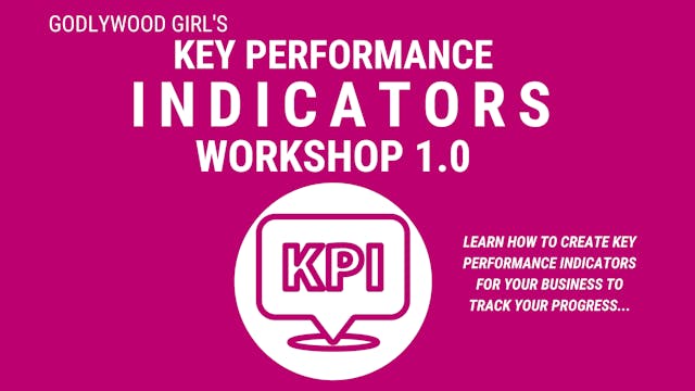 Key Performance Indicators Workshop 1.0
