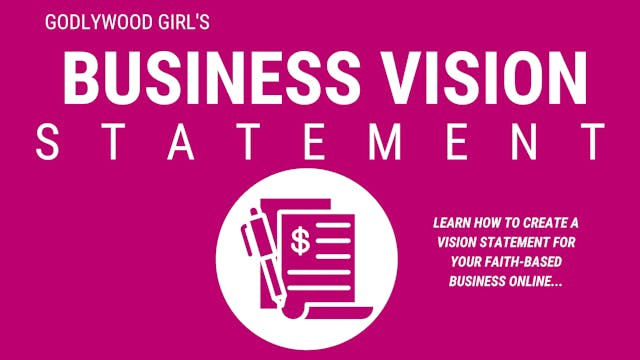 Business Vision Statement Workshop - ...