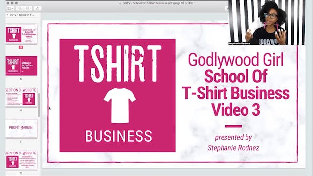 School Of T-Shirt Business Video 3 - ...
