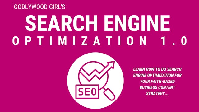 Search Engine Optimization Workshop 1.0