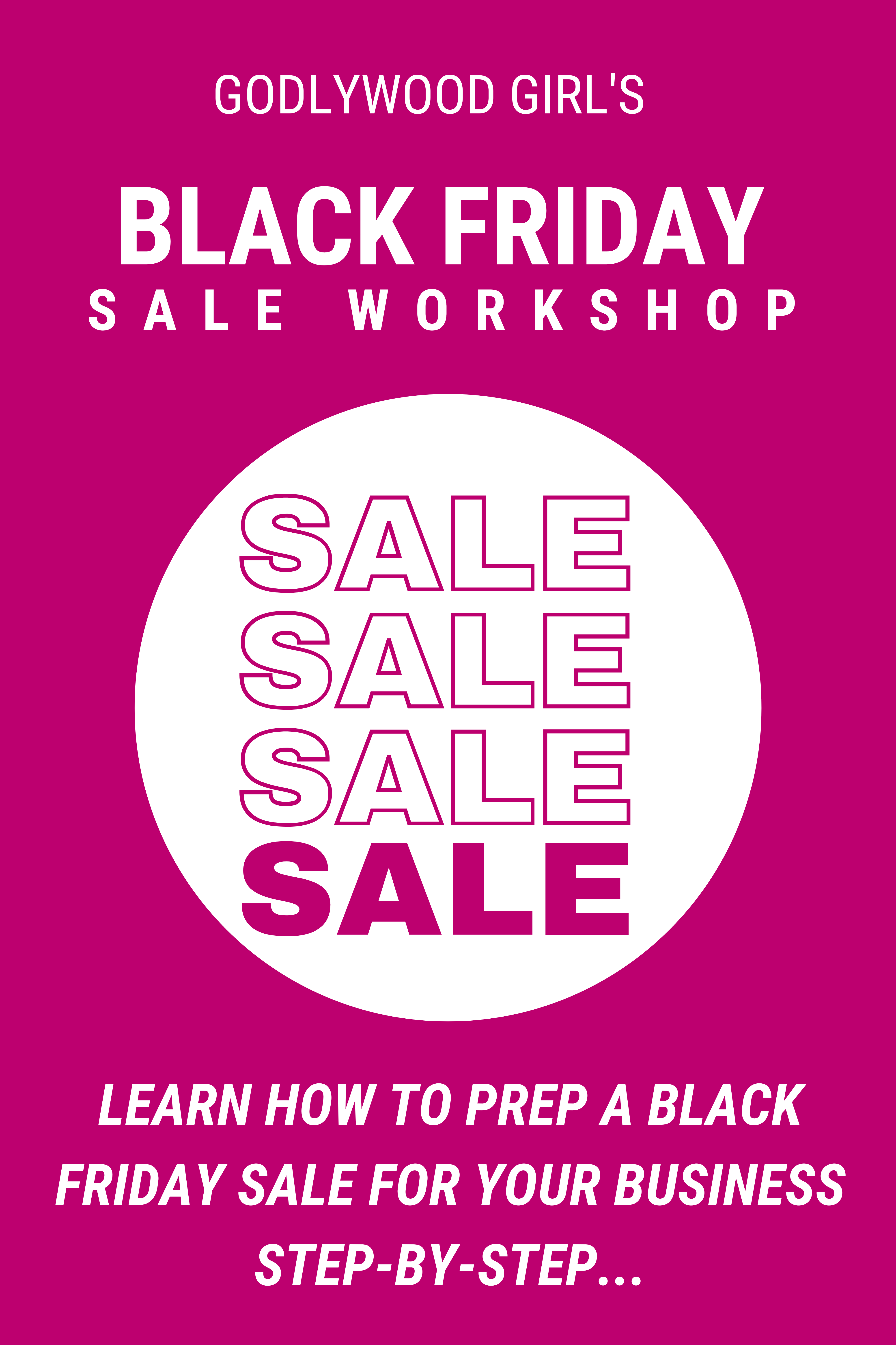 How To Prep For A Black Friday Sale (Masterclass)
