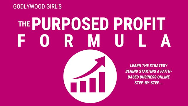 The Purposed Profit Formula - How To ...