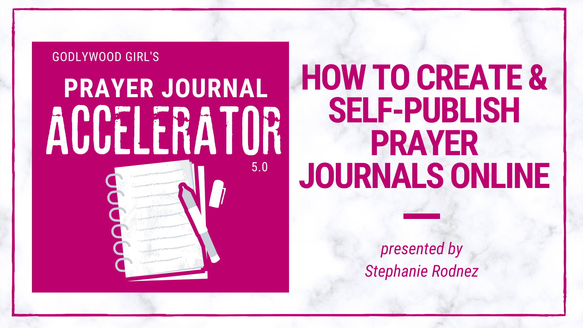 Prayer Journal Accelerator