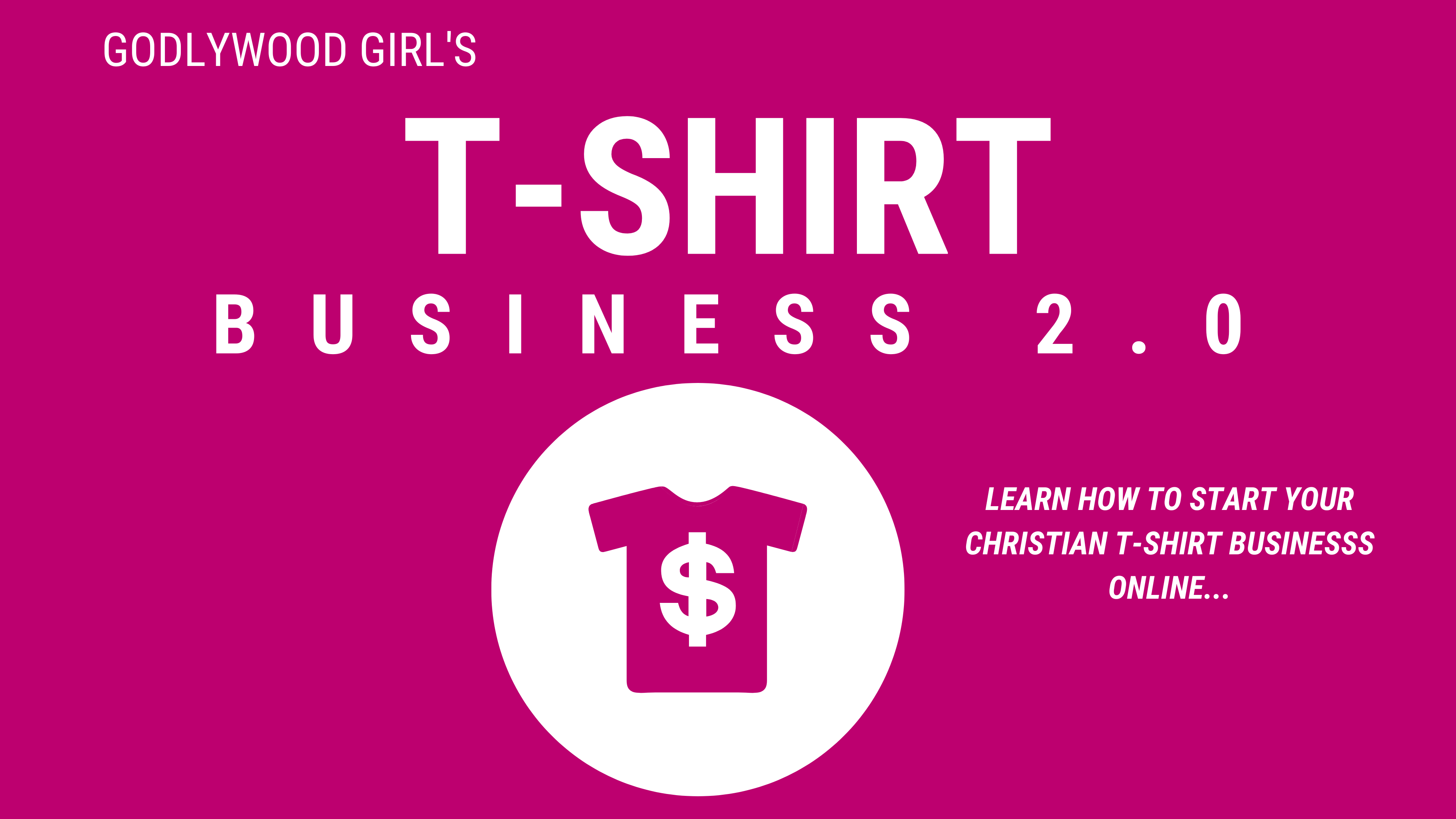 T-Shirt Business Bootcamp - Storefrontier