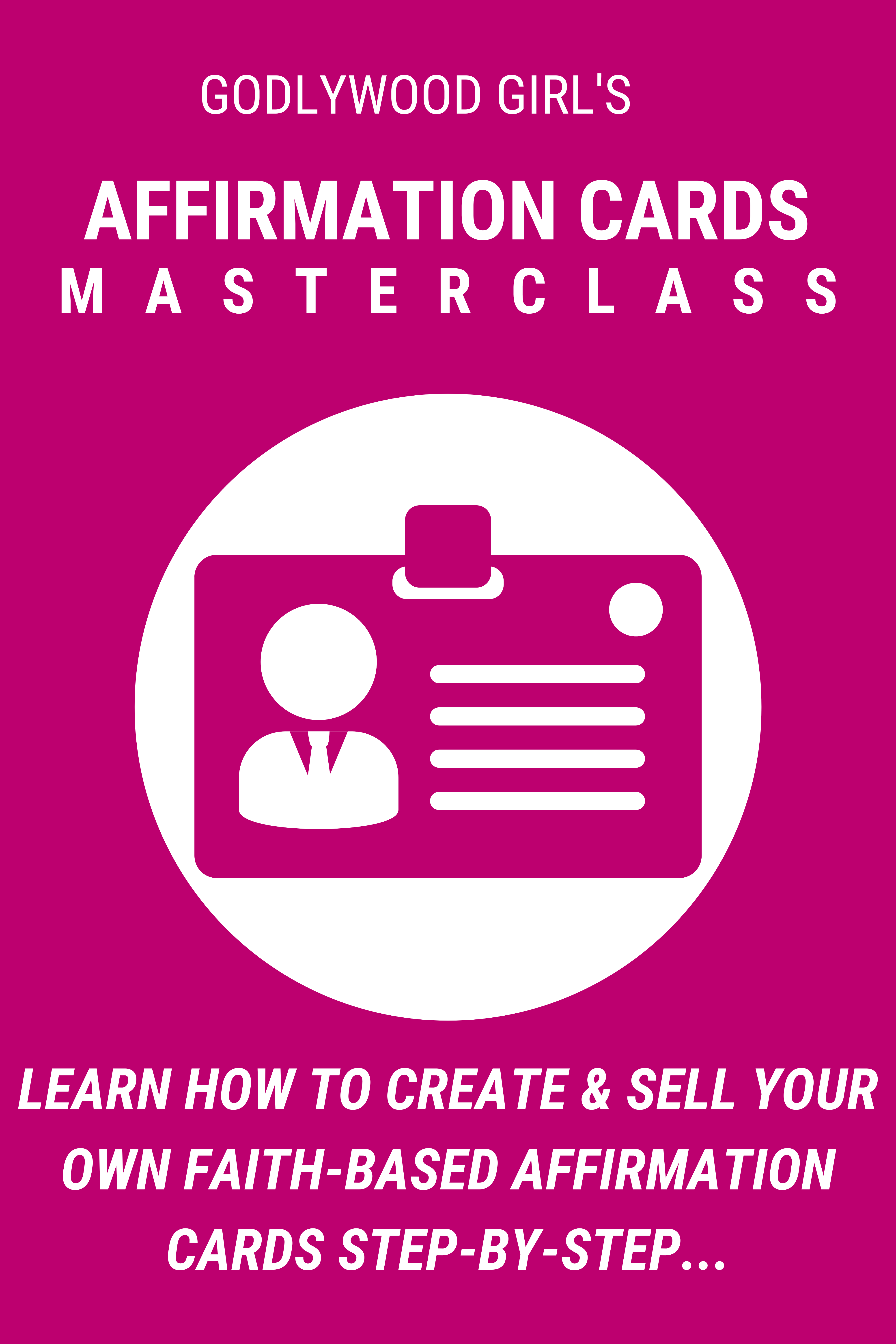 How To Create And Sell Affirmations Cards Masterclass 2.0 - May 24 2024