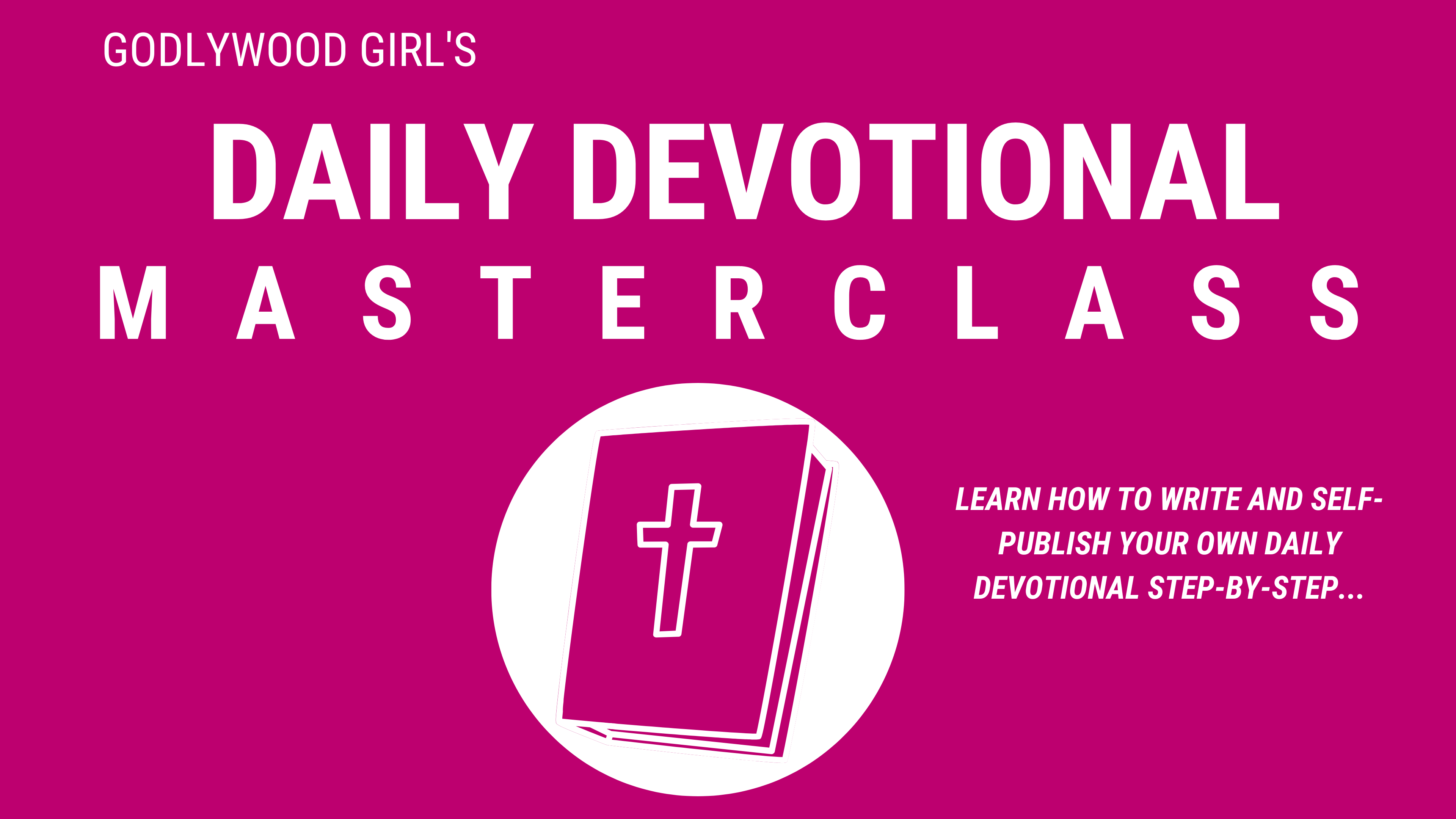 How To Write And Self-Publish A Daily Devotional - Old