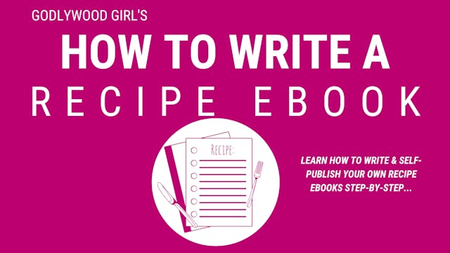 How To Create A Recipe Book