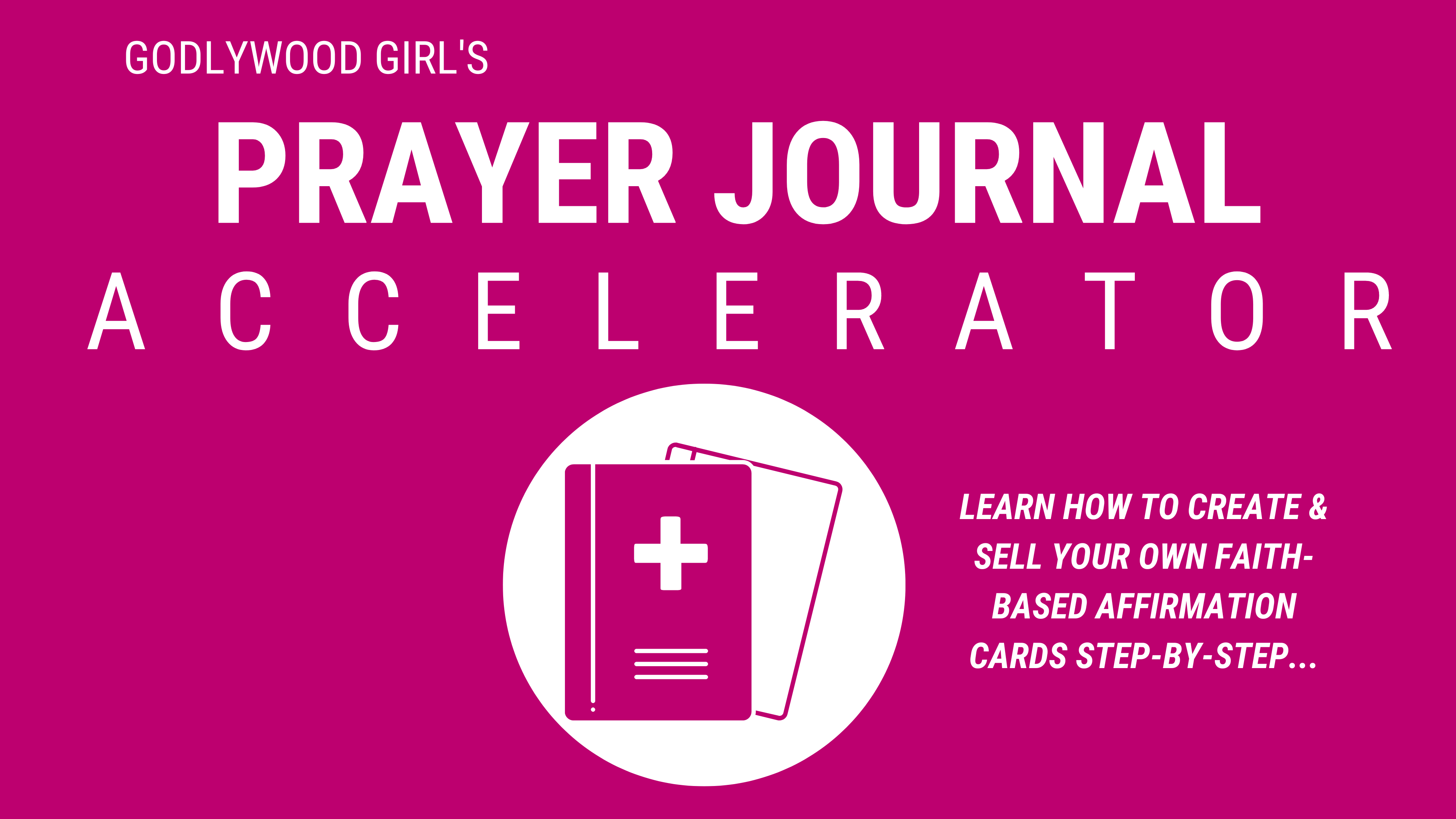How To Create And Sell Prayer Journals Online (Masterclass)