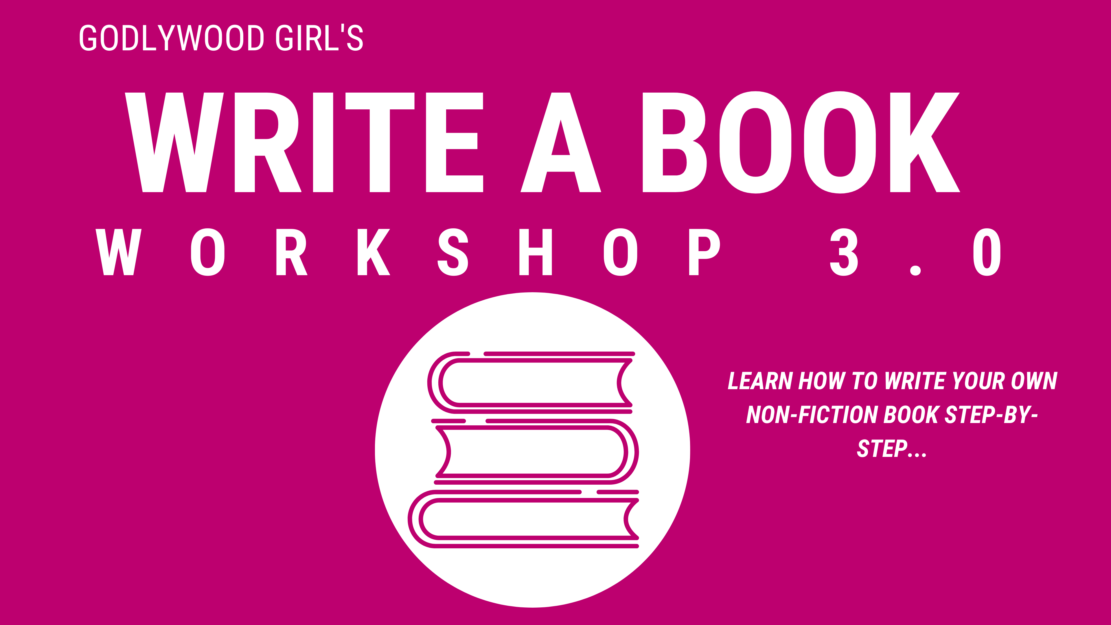 Write Your Non-Fiction Book Workshop