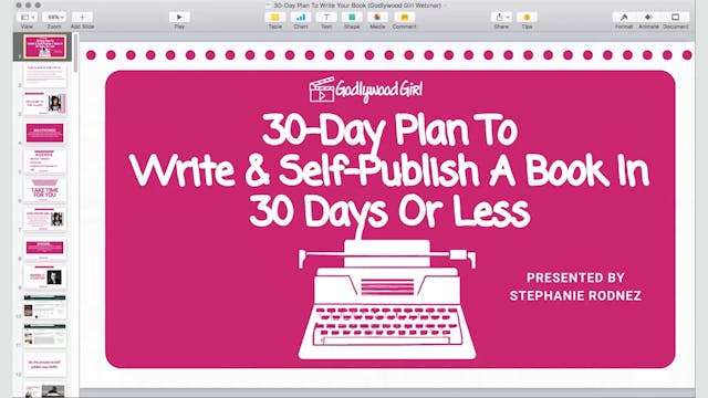 30-Day Plan To Write & Self-Publish Y...