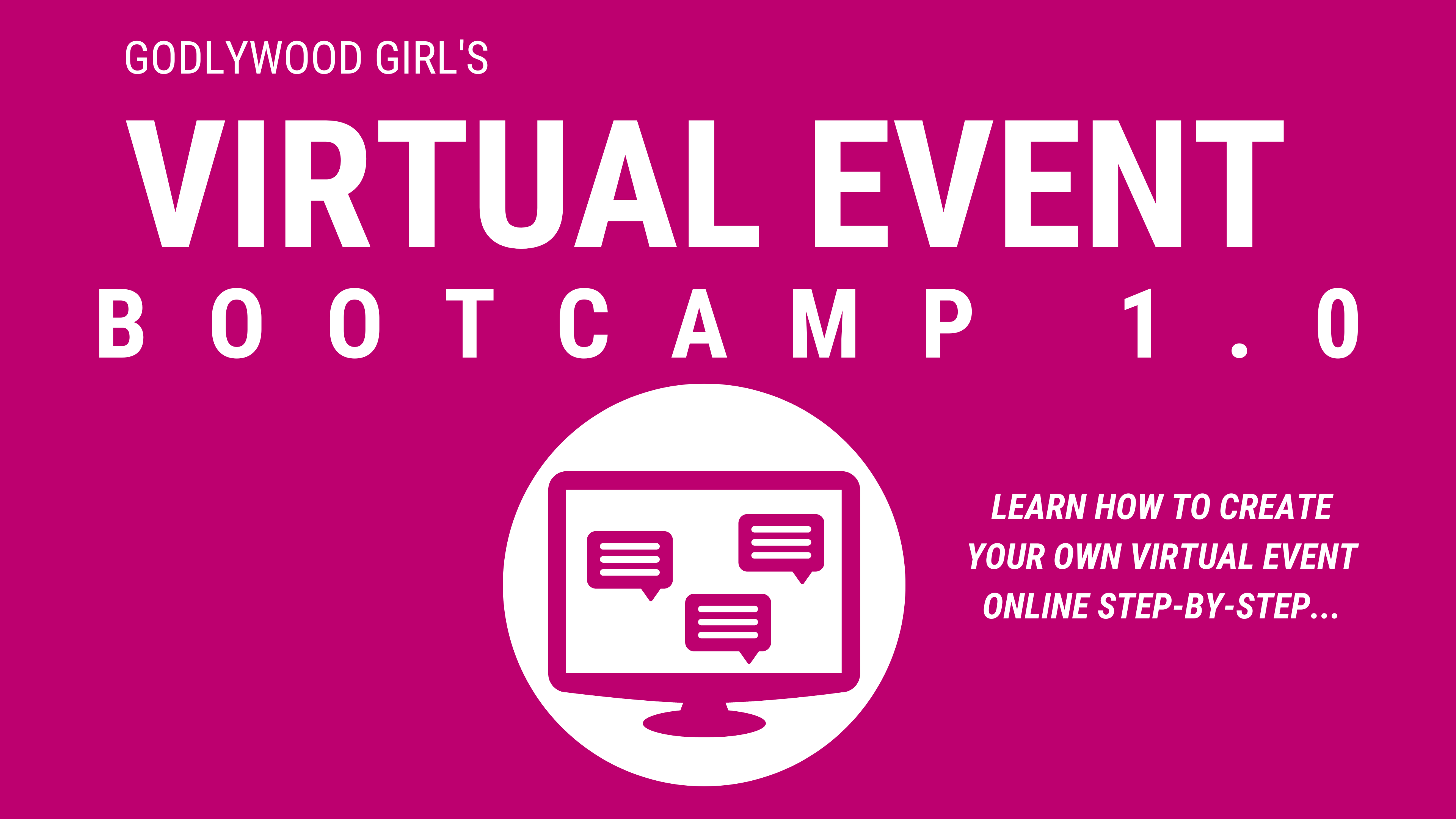 How To Create And Host Your Live Virtual Events (Masterclass)