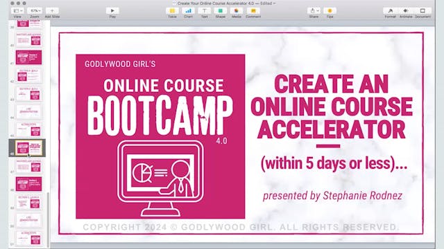 Create Your Course Accelerator 4.0 Se...