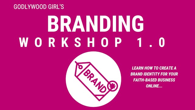 Branding For Business Workshop 1.0