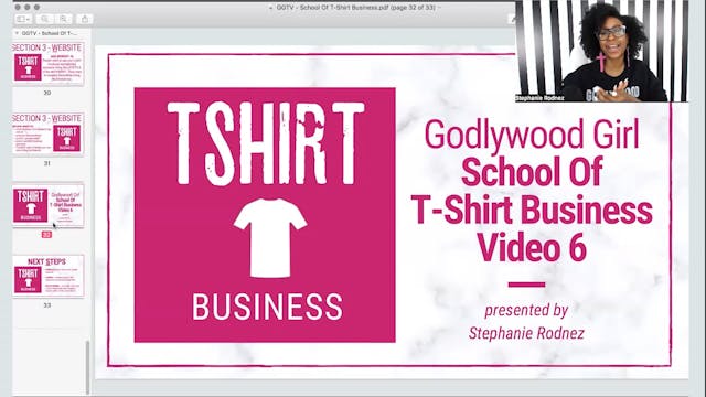 School Of T-Shirt Business Video 6 - ...