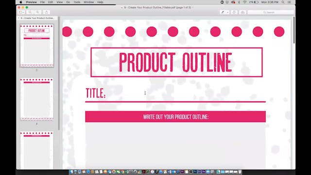 Product Creation Toolkit - Main Cours...