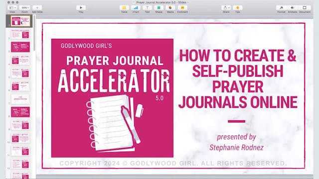 Prayer Journal Accelerator 5.0 - Sess...
