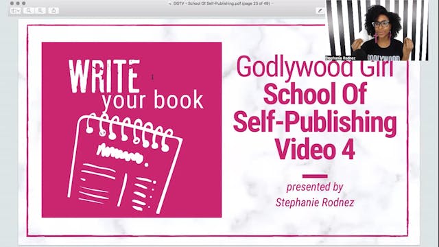 School Of Self-Publishing Video 4 - W...