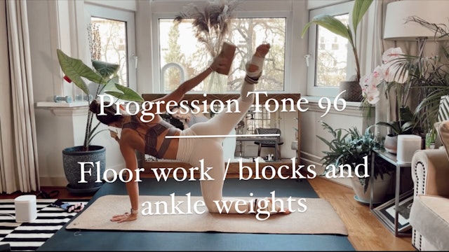 Combine it (Progression of Tone 92)- 30min lower body using a block