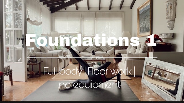 Foundations  (Floor work)  