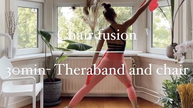 Chair fusion with a theraband 30min ( 14/09/22)