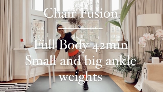 Chair Fusion 13  (with a bit of low impact cardio)