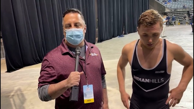 Neal Larsen discuss his latest win at the national wrestling tournament