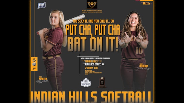  Softball World Series Game 4: #10 Indian Hills vs #3 Walters State