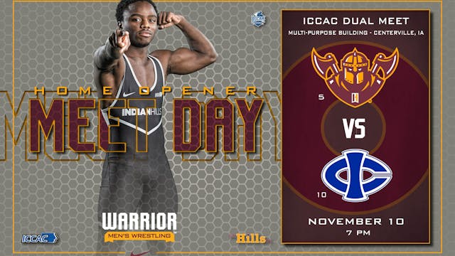 11-10-21 IHCC Men's Wrestling vs Iowa...