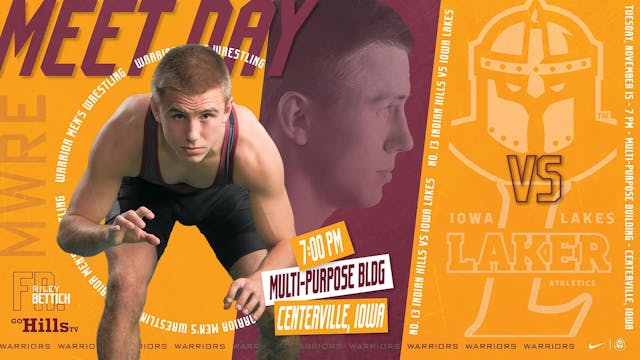 11-15-22 IHCC Men's Wrestling vs Iowa...