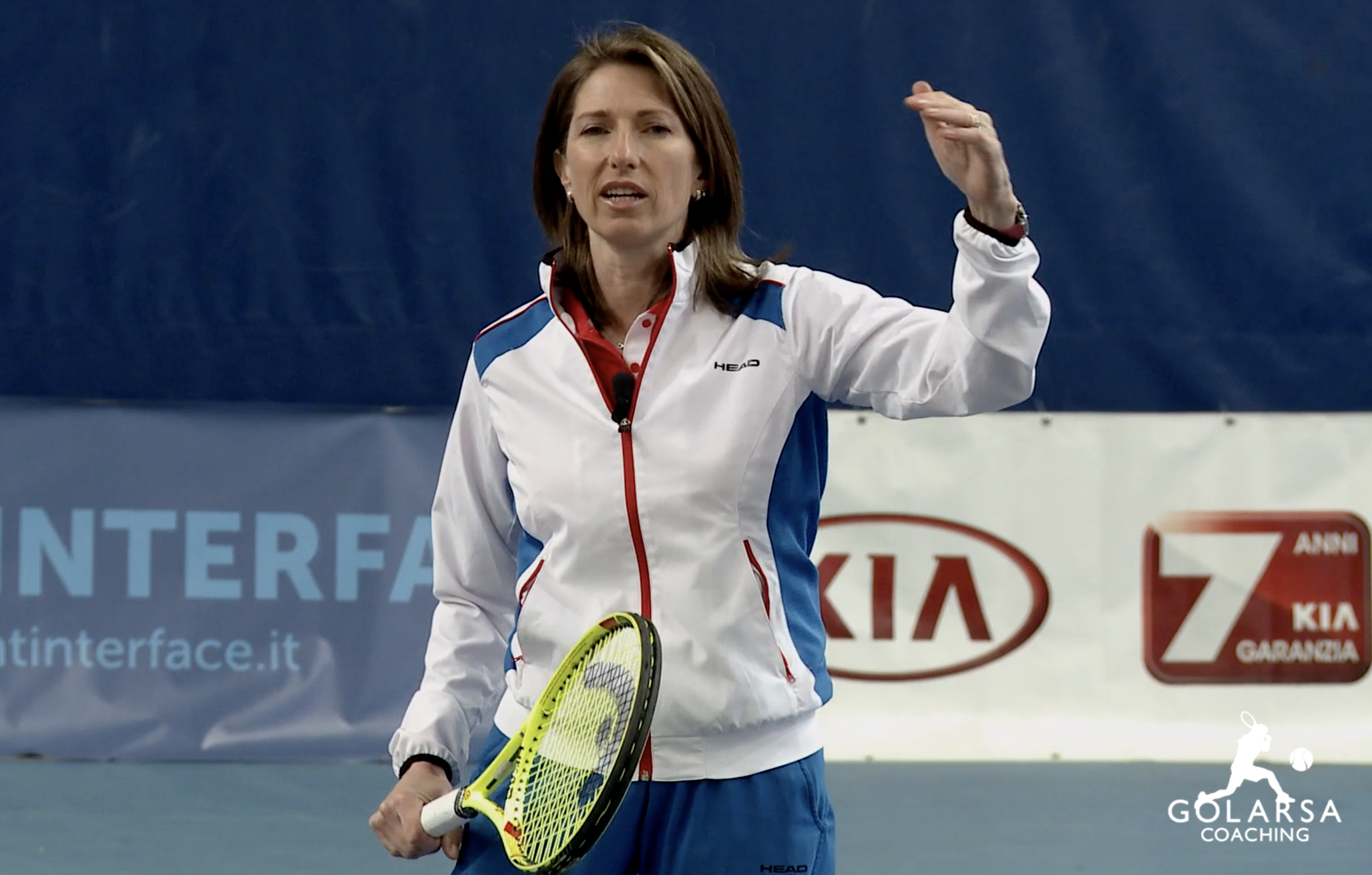 L'altezza della palla sulla rete