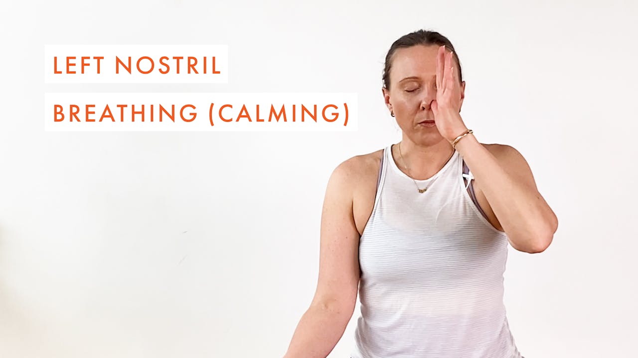 Left Nostril Breathing (Calming) - All Meditations - Golden Yogi Online