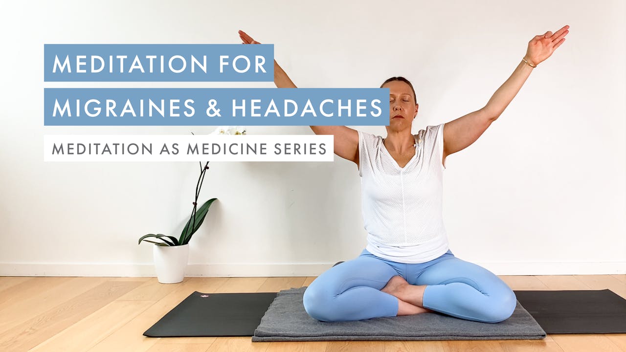 Meditation for Migraines & Headaches Meditation as Medicine Sadhana Series Golden Yogi Online