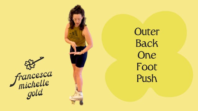 Outer Back One Foot Push