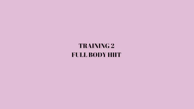 GMB Training 2 (post accouchement) 