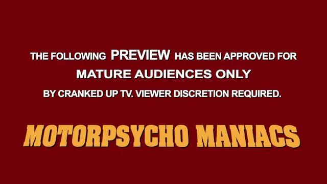 Motorpsycho Maniacs - Red Band Trailer