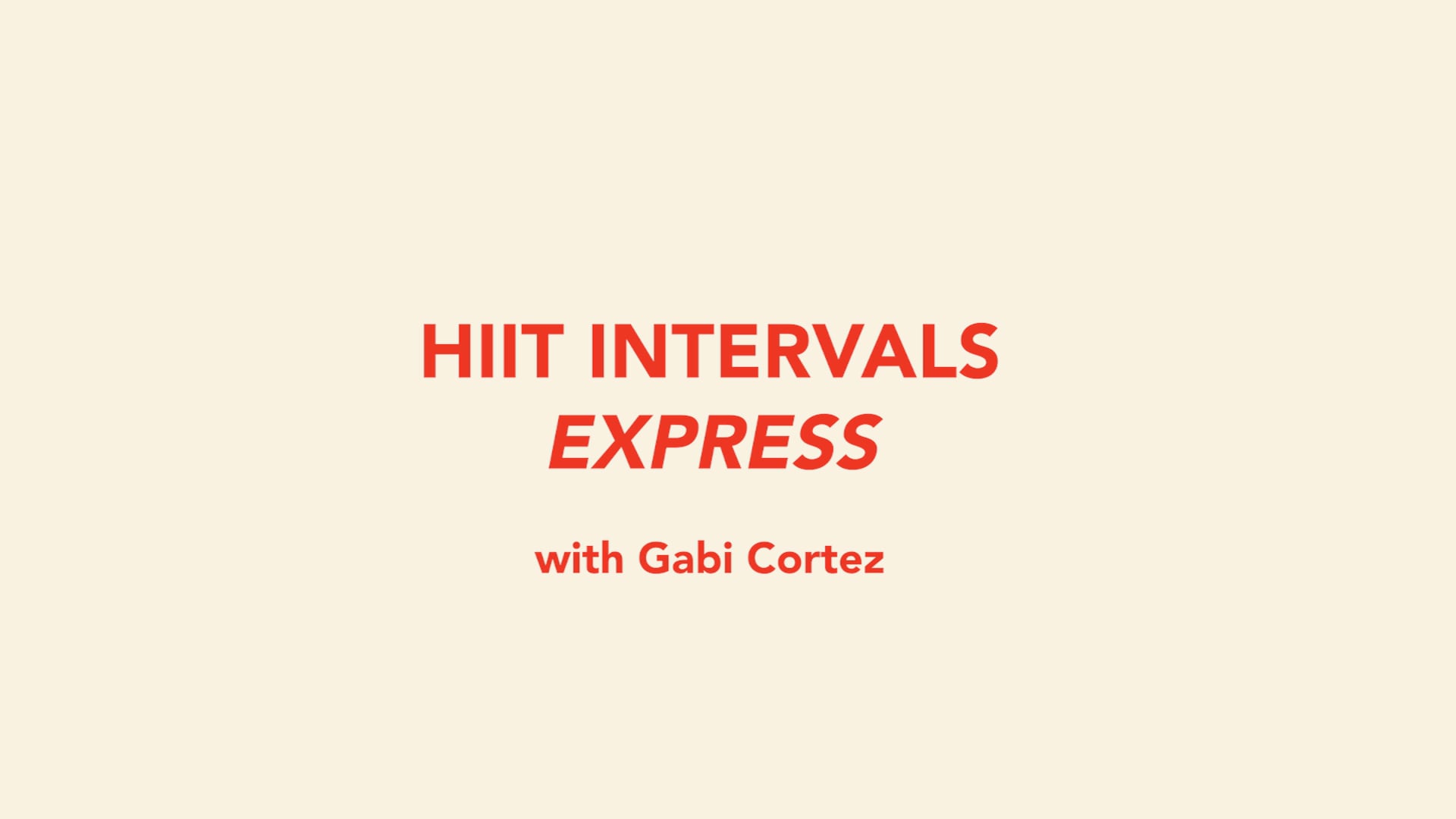 HIIT Intervals with Gabi 4.28.23