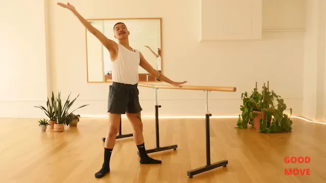 Ballet using a barre with Julius 10.2...
