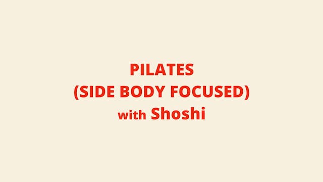Pilates with Shoshi 11.6.23