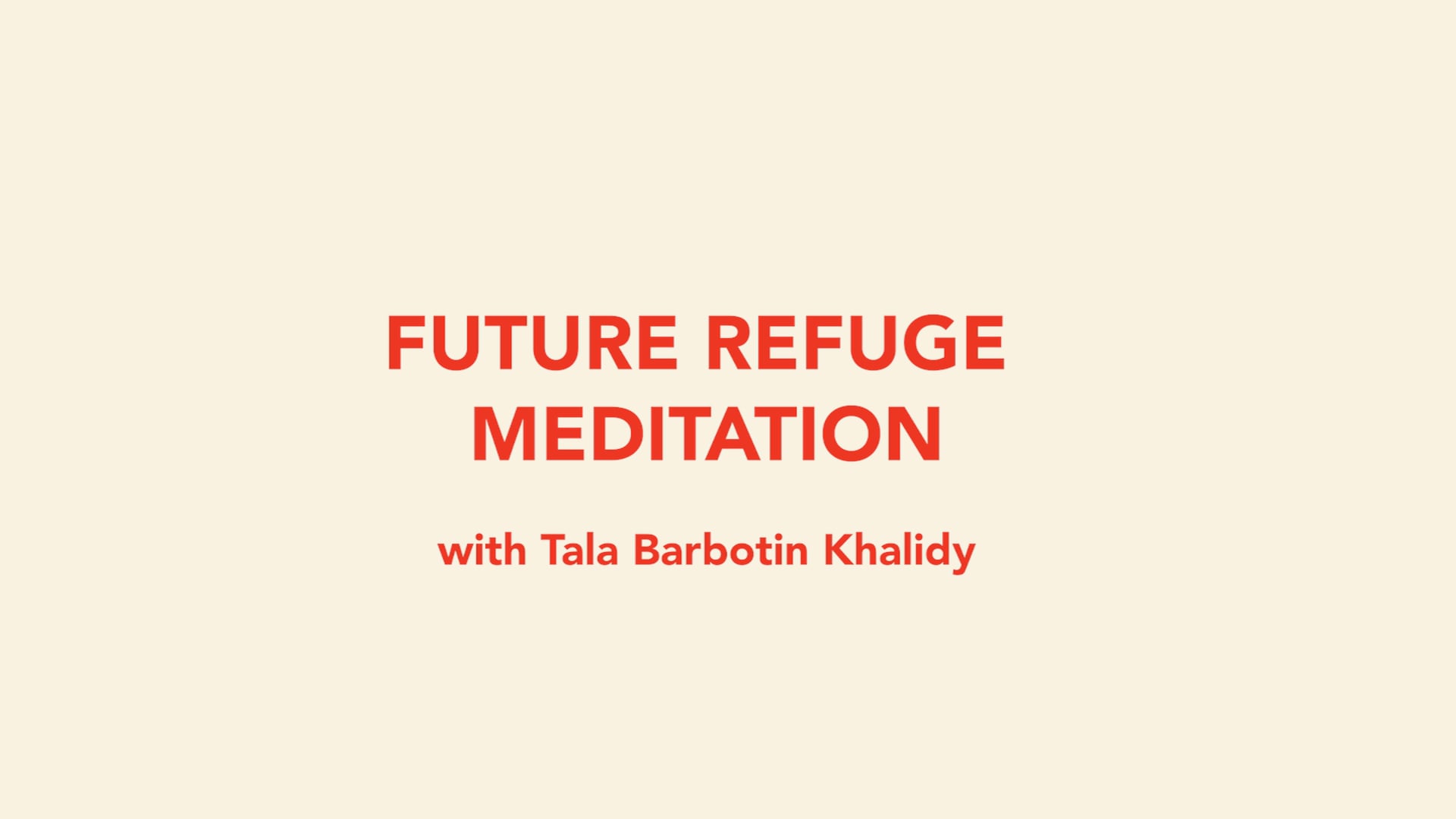 MEDITATION: Goal Setting Meditation with Tala