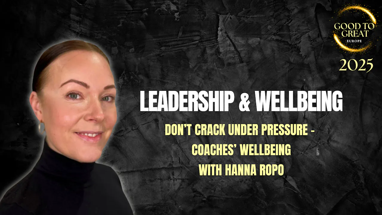 Hanna Ropo - Coaches’ Wellbeing