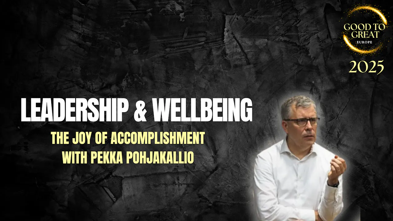 Pekka Pohjakallio: The JOY of Accomplishment