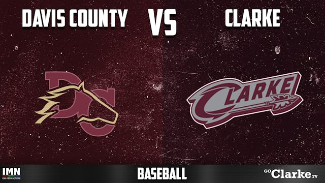 Clarke vs Davis County Baseball Game ...