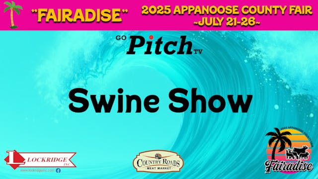 Swine Show - Appanoose County Fair 20...